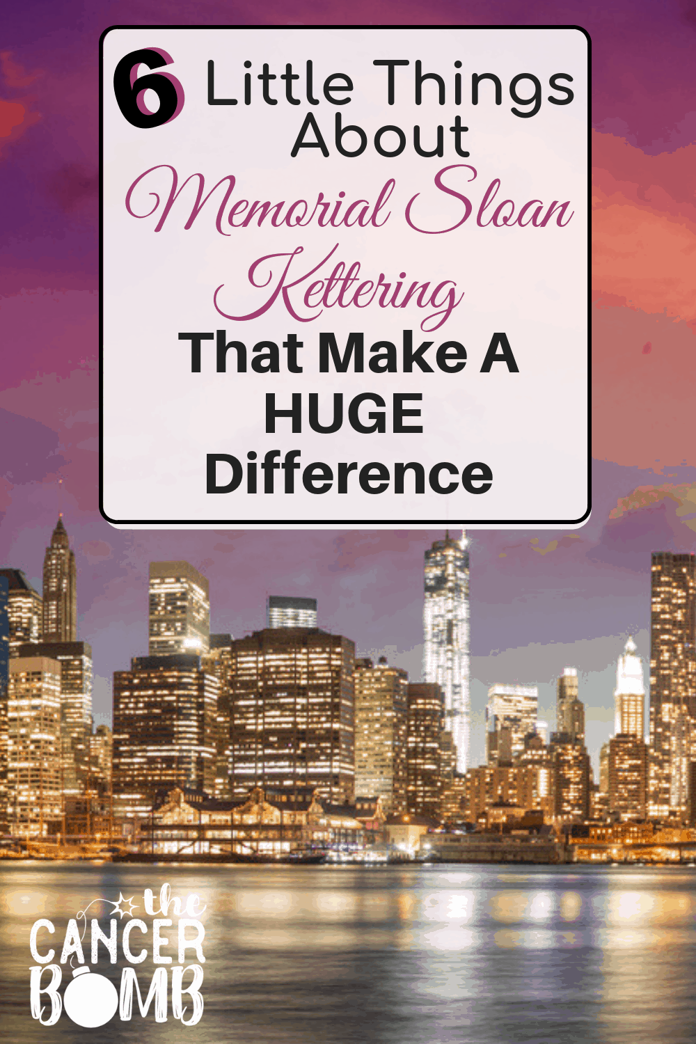 Memorial Sloan Kettering does so much MORE than just treatment. They help you and your family stay strong and inspired while you're fighting cancer... #cancersucks #mymoneysonsloanforthecure #staystrong #cancerwontwin #weneedacure