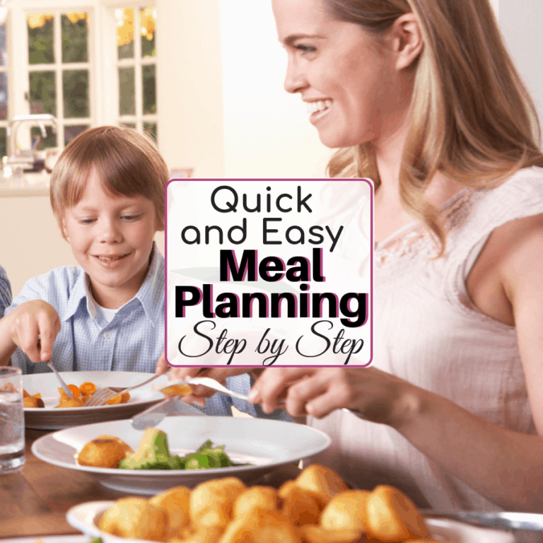 Quick and Easy Meal Planning Step by Step