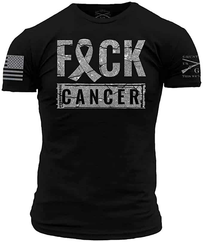 Clack fuck cancer t-shirt.