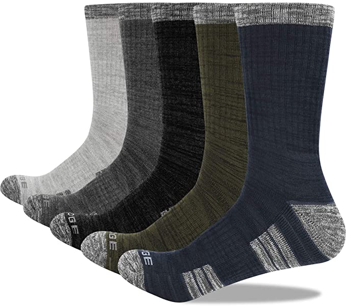 4 pairs of warm cushioned socks in 4 different colors.  Another one of many great gift ideas for male cancer patients