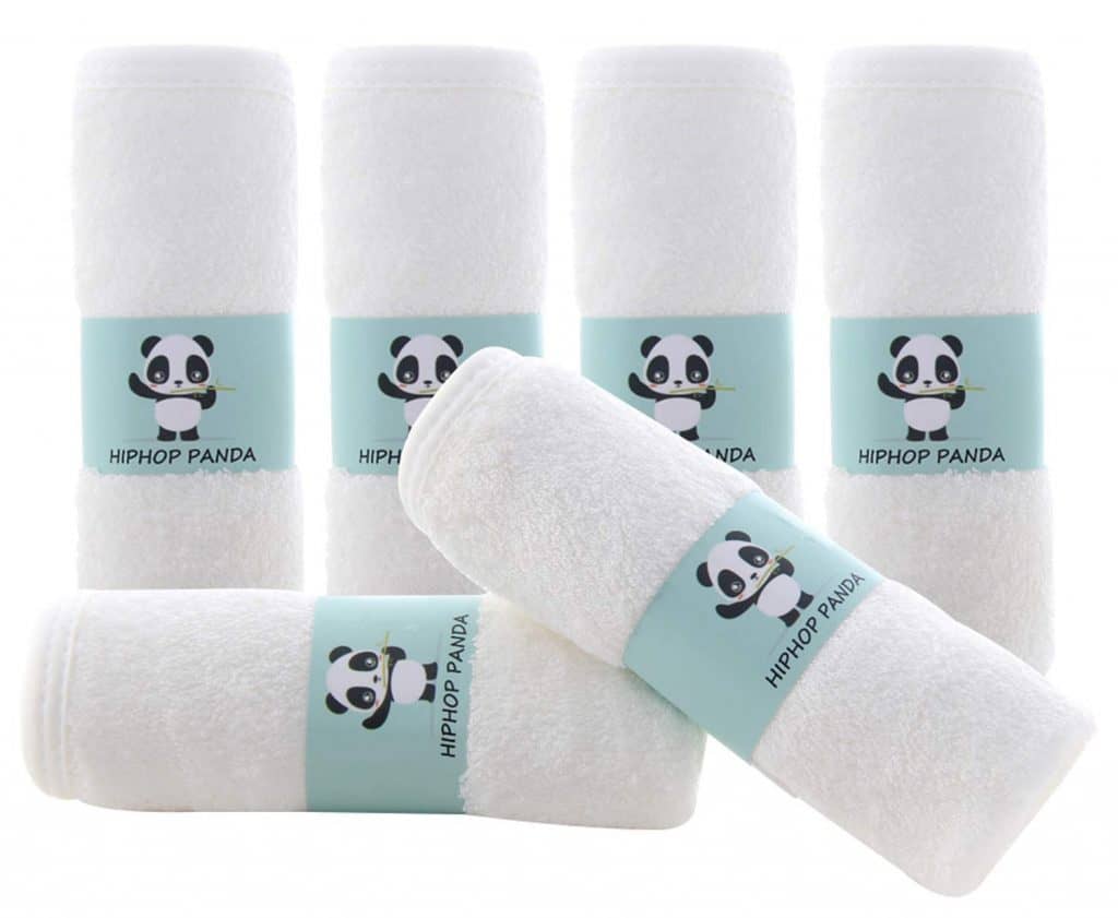 Hip hop Panda Bamboo ultra-soft washclothes