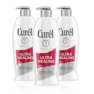 3 bottles of Curél  Ultra Healing Lotion
