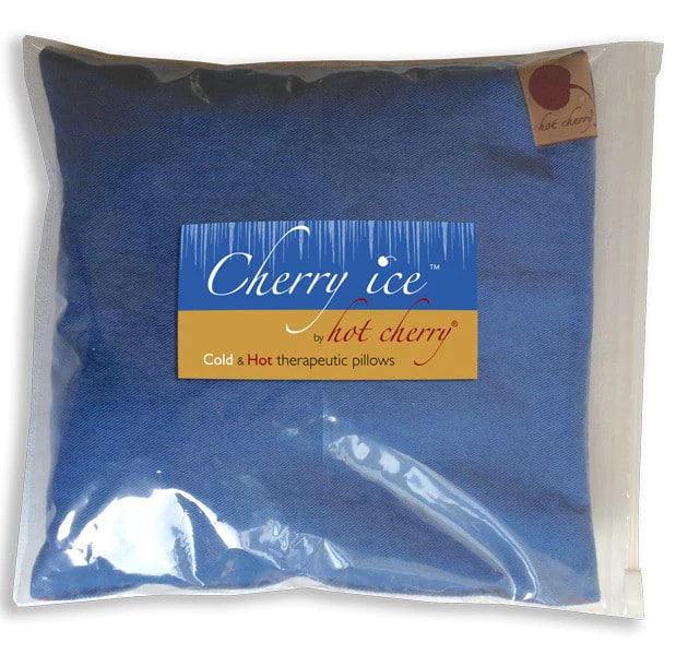 Hot Cherry Pillows- Blue Cherry Ice Pilliow comes with a ZipLoc freezer bag.
