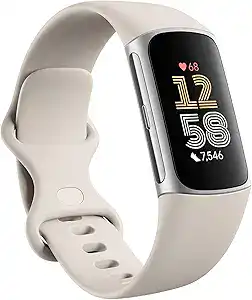 White fitbit charger 6
