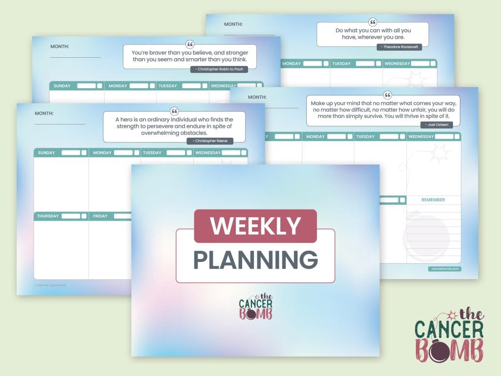 Weekly Planning Pages weekly planner